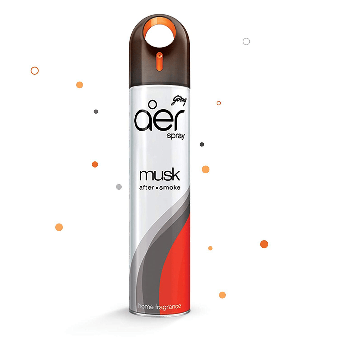 Online Godrej Aer Car Air Freshener Spray Musk After Smoke (270 ml)